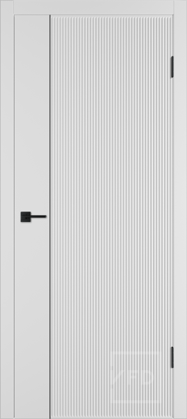 Межкомнатная дверь VFD Linea VR1 Polar BM 600х2000 (Врезка под замок)