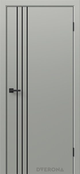Межкомнатная дверь DVERONA Орион 3.1 ПЭТ Мираж/ ABS черная 900х2000