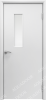 Влагостойкая дверь AquaDoor гладкая ДО модель 3 Графит/ Сатинат (прозрачное или матовое) 800х2000
