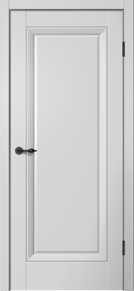 Межкомнатная дверь FlyDoors M 81 ДГ Эмалит Серебристый 900х2000