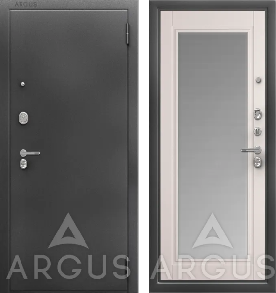Входная дверь Argus ДА 66 Гэлакси Антик серебро/ Капучино софт 870х2050 Левое