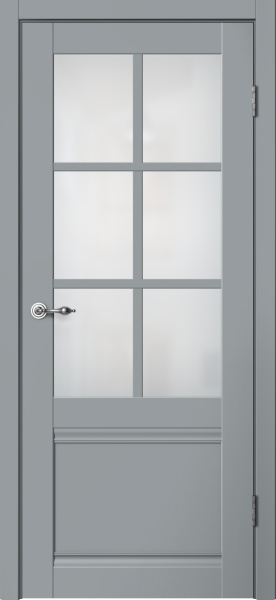 Межкомнатная дверь FlyDoors C4 ДО Эмалит Серый 900х2000