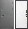 Входная дверь с терморазрывом URBAN Бруно ТЕРМО Графит RAL 7024/ Белый 860х2050 Левое