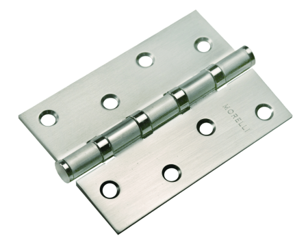 Петля врезная Morelli MS 100X70X2.5-4BB  SN Никель белый