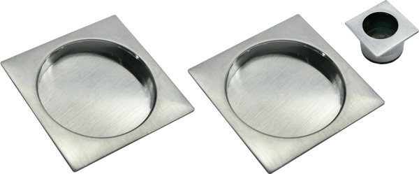 Ручки для раздвижной двери Morelli MHS-2  SC Хром матовый (2 шт.)