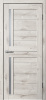 Межкомнатная дверь FlyDoors 202 ДО Дуб арктик/ Мателюкс бронза 600х2000