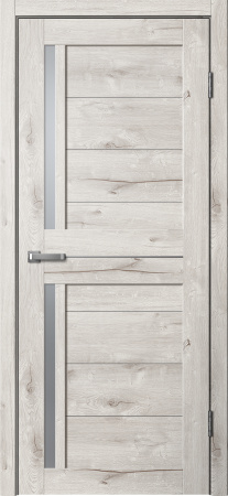 Межкомнатная дверь FlyDoors 202 ДО Дуб арктик/ Мателюкс бронза 600х2000