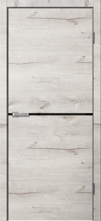 Межкомнатная дверь FlyDoors LF 02 ДГ  Дуб арктик   600х2000
