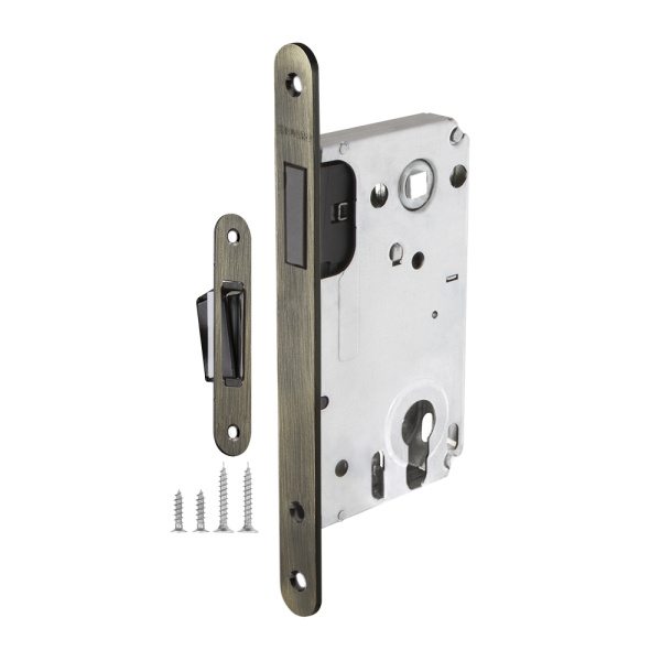 Замок магнитный под цилиндр Fuaro MAGN5300-M-C AB Бронза