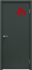 Противопожарная дверь AquaDoor ANTIFIRE EI-30 Графит 900х2000, КОМПЛЕКТ
