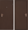 Входная дверь Страж Гост металл Антик медь 960х2050 Левое
