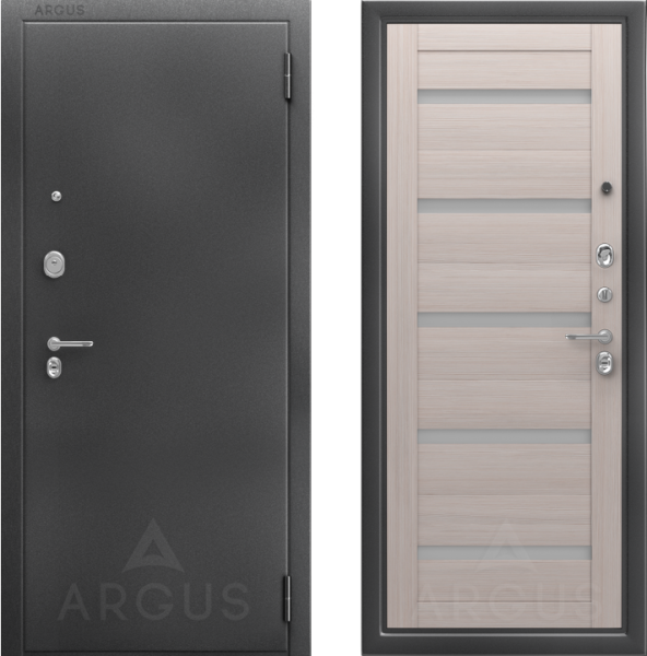 Входная дверь Argus ДА 67 Александра Антик серебро/ Буксус 870х2050 Левое
