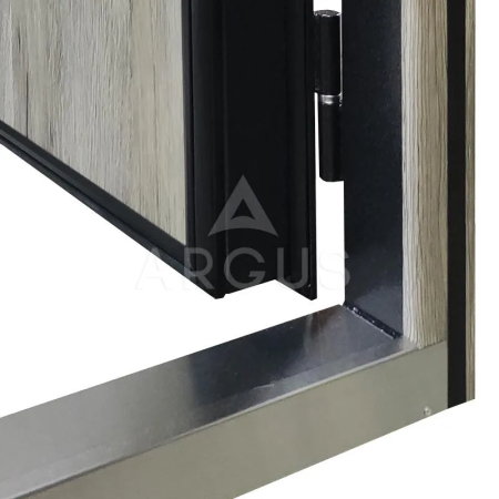 Входная дверь с терморазрывом Argus Тепло Букле черный Ивен