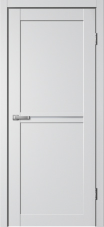 Межкомнатная дверь FlyDoors 238 Эмалит Серебристый/ Белый лакобель 700х2000