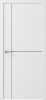 Межкомнатная дверь Albero Графика-3 ДГ Белый/ кромка ABS белая с 4-х сторон 600х2000