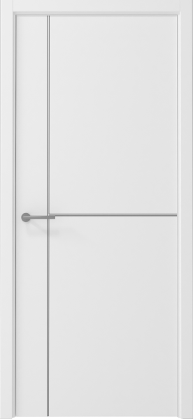 Межкомнатная дверь Albero Графика-3 ДГ Белый/ кромка ABS белая с 4-х сторон 600х2000