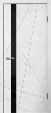 Межкомнатная дверь FlyDoors LINE 02 ДГ  Бетон светлый   700х2000
