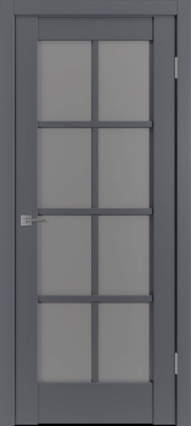 Межкомнатная дверь VFD ER1 ДО Emalex Onyx/ Dark Cloud 700х2000