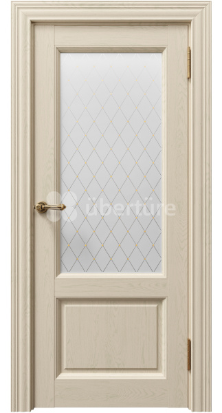 Межкомнатная дверь Uberture Сорренто 80010 ДО  Кремовый/ Сатинат матовое  600х2000