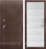 Входная дверь Берлога Оптима Лайн (промо) Медный антик/ Дуб белый 970х2050 Правое
