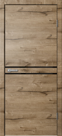Межкомнатная дверь FlyDoors LF 03 ДГ  Дуб пацифик   600х2000