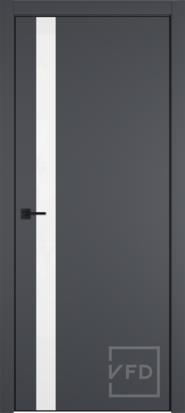 Межкомнатная дверь VFD Urban 1SV Emalex Onyx/ White Gloss/ кромка BE с 4-х сторон 900х2000 (Врезка под замок)