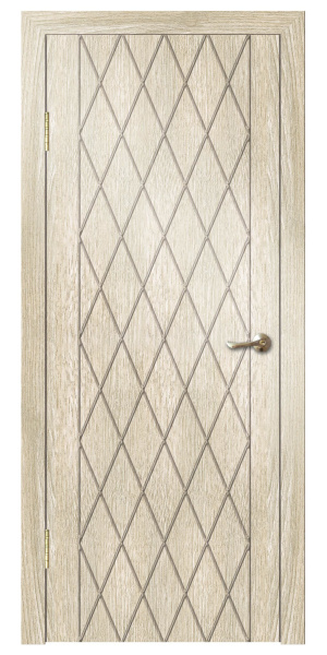 Межкомнатная дверь Дверная линия Паутина ДГ Итальянский орех 600х2000