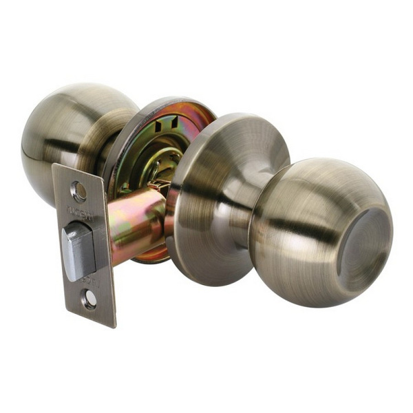 Дверная ручка-защелка Rucetti HK-01  AB Бронза античная