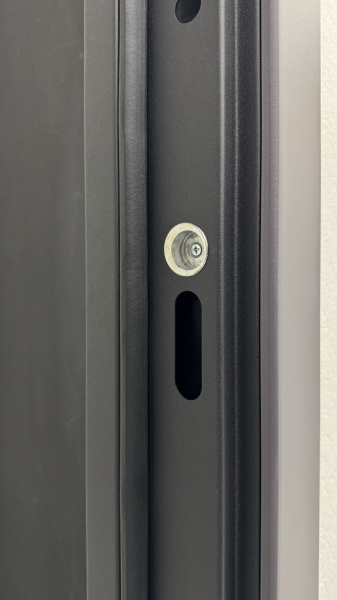 Входная дверь BOST Сенатор Графит/ Белый 860х2070 Левое