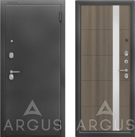 Входная дверь Argus ДА 95 Сирма  Антик серебро/ Керамика/ Белое матовое 870х2060 Правое