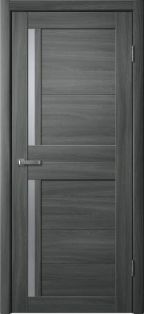 Межкомнатная дверь FlyDoors 202 ДО Ясень графит/ Мателюкс 900х2000