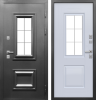 Входная дверь с терморазрывом Ferroni 11 см Протерма ЗD Стеклопакет Графит/ Белый 860х2050 Правое