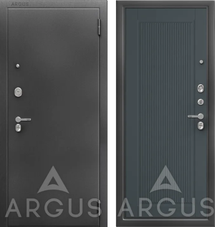 Входная дверь Argus ДА 64 Дайкири Антик серебро/ Силк титан 870х2050 Левое