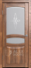 Межкомнатная дверь ALEX DOORS Екатерина ДО Орех светлый/ Сатин рис. "Гармония" 700х2000