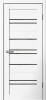 Межкомнатная дверь FlyDoors 294 (B2) ДО Ясень белый/ Черный лакобель 600х2000