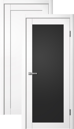 Межкомнатная дверь FlyDoors 277 Эмалит  Белый   600х2000