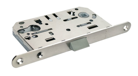 Замок под цилиндр пластиковый Morelli 1885P  SN Никель белый