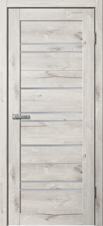 Межкомнатная дверь FlyDoors B2 ДО  Дуб арктик/ Мателюкс  700х2000