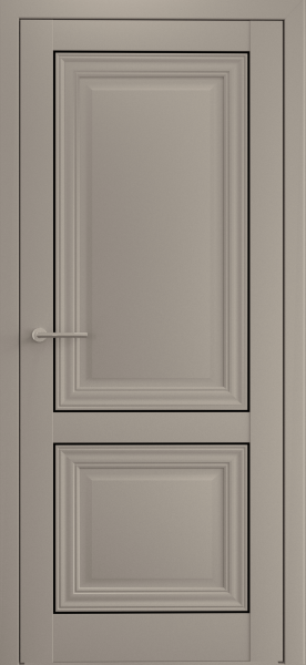 Межкомнатная дверь Albero Спарта-2 ДГ молдинг Серый 900х2000