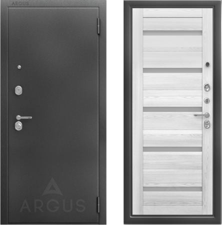 Входная дверь Argus ДА 97 Александра  Антик серебро/ Ясень Ривьера айс 970х2060 Правое