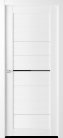 Межкомнатная дверь INFODOORS Grace 200 ДО White crystal/ Черный лакобель 900х2000