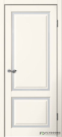 Межкомнатная дверь FlyDoors E02 Эмалит Ваниль/ Мателюкс 800х2000