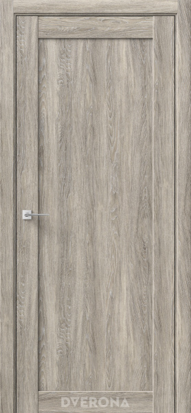 Межкомнатная дверь DVERONA Сингл CPL Дуб пепельный/ Глухая вставка 600х2000