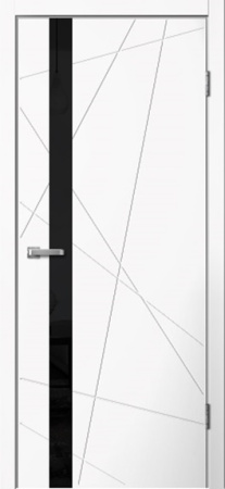 Межкомнатная дверь FlyDoors LINE 02 ДГ  Белый   600х2000