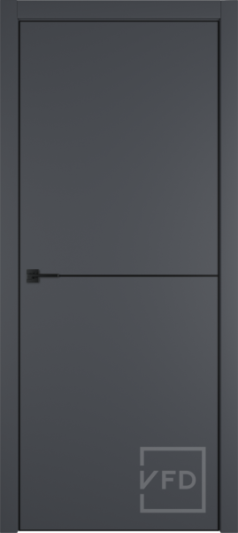Межкомнатная дверь VFD Urban 1 Emalex Onyx/ кромка BE с 4-х сторон 600х2000 (Врезка под замок)