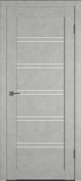 Межкомнатная дверь VFD Atum Pro 28 ДО Antic Loft/ White Cloud 600х2000