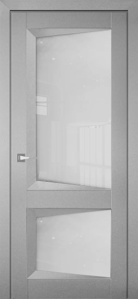 Межкомнатная дверь Uberture Перфекто 102 ДО  Лайт Грей бархат/ Сатинат матовое  900х2000