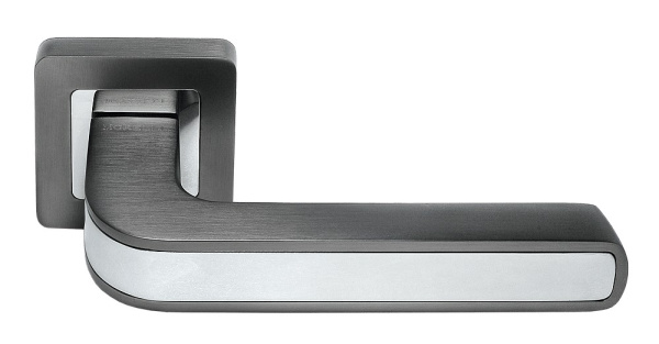 Дверная ручка Morelli Eon MH-46-S55  Графит/Хром полированный