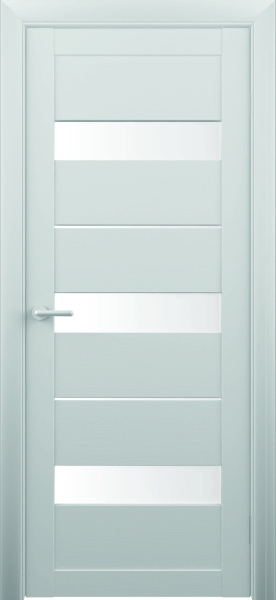 Межкомнатная дверь Albero Прага ДО Кедр снежный/ Белый лакобель 900х2000