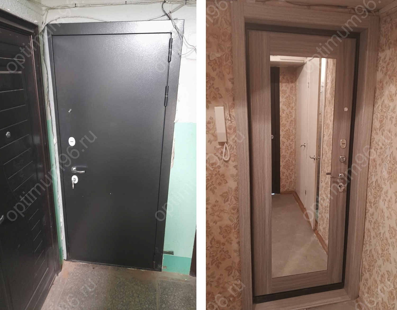 Входная дверь Триумф Зеркало